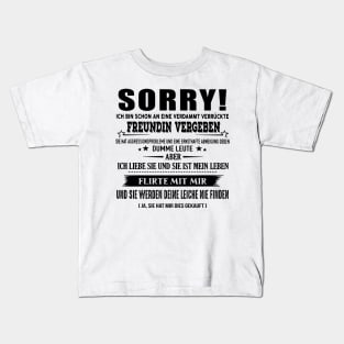 Sorry Ich Bin Schon An Eine Verdammt Verrückte Kids T-Shirt